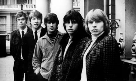 Jeff Beck, second from right, with the Yardbirds: from left, Paul Samwell-Smith, Chris Dreja, Jim McCarty and Keith Relf, in London, 1965.