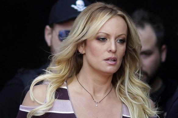 Adult-film star Stormy Daniels in 2018. Trump’s campaign allegedly paid hush money to her in 2016.