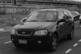 Police are looking for a 2004 black Ford Territory wagon with the registration 1TD 3RZ.